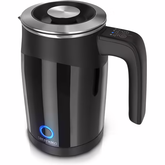 Arendo 0.5L Stainless Steel Kettle with Temperature Setting in Double-Walled Design - 0.5L Water Capacity - 5 Adjustable Temperature Levels - Single Teakettle - Keep-Warm Function - Energy-Saving