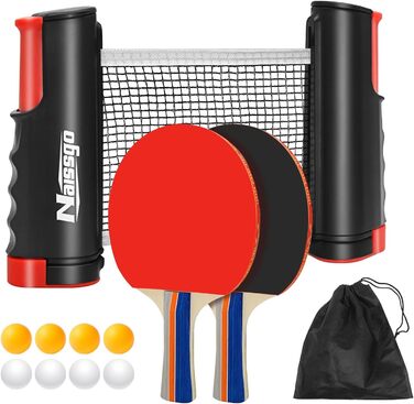Набір для настільного тенісу Profi: 2 ракетки, сітка, 8 м'ячів, сумка (Indoor/Outdoor)