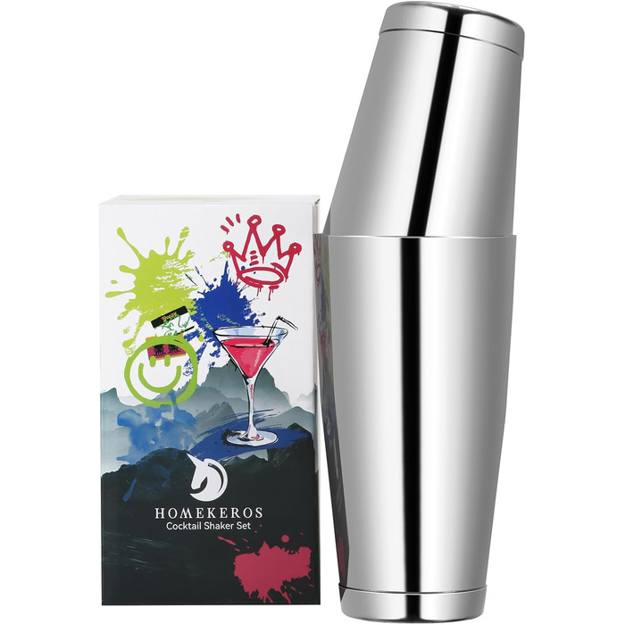 Набір для коктейлів 12 предметів: шейкер, аксесуари для бармена, професійний набір для коктейлів з нержавіючої сталі, 550мл та 850мл, подарункова коробка