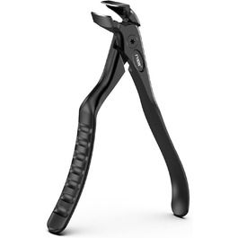 Набір для стрижки нігтів FVION для людей похилого віку – кусачки для товстих нігтів, довгий руків'я, для чоловіків та жінок (чорний)