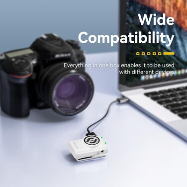 Hollyland Lark M2 Бездротовий петличний мікрофон для iPhone 15/16/17 та Android, 300м радіус дії, Hi-Fi звук, шумозаглушення, 30 годин роботи, міні-мікрофон для відео (2TX + USB-C RX + зарядний кейс) (Комбо (2TX+3RX), білий)