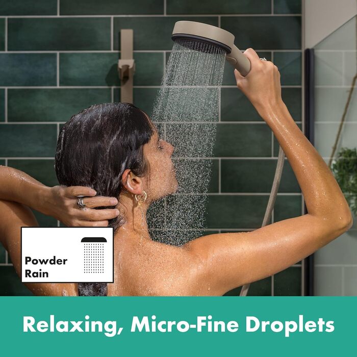 Душова лійка Hansgrohe Pulsify Select S (Relaxation), кругла, 105 мм, з антинакипним покриттям, 3 режими економії води, 6 л/хв