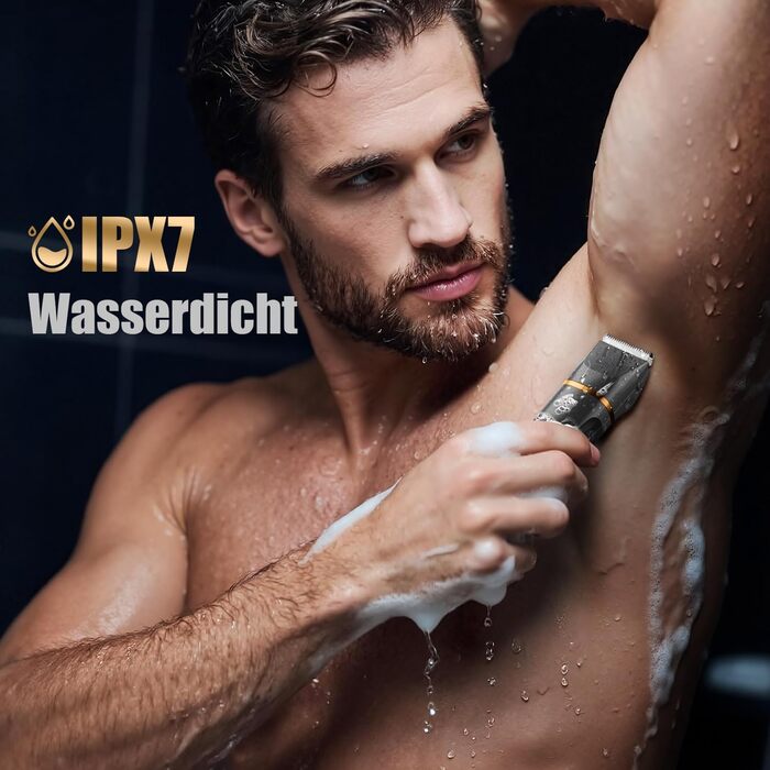 Електричний жіночий епілятор 2-в-1 для тіла та бікіні, вологостійкий, чорний