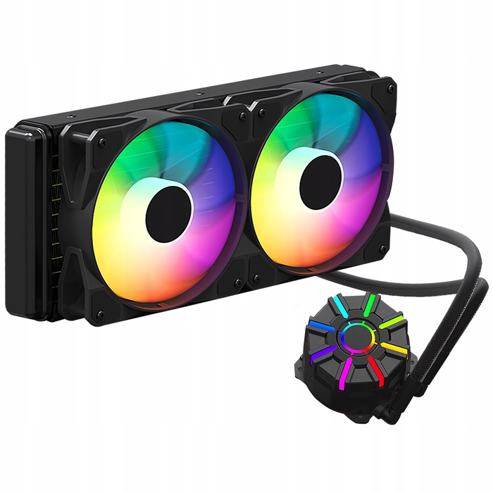 Рідісне охолодження процесора RGB, сумісне з AMD/Intel