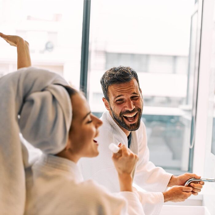 Щітка для унітазу Bross® Silikon - Антибактеріальна, з тримачем, для стіни, TurboTrocknung, 1 шт. (сірий)