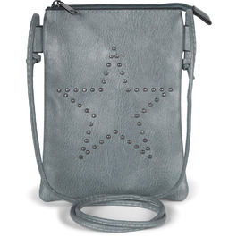 Сумка styleBREAKER Mini зі зірковими заклепками, блакитна - сумка на плече, крос-боді, жіноча