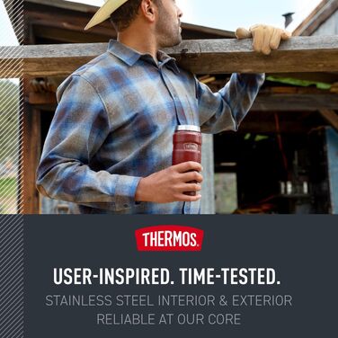 Термос туристичний King 16 oz з нержавіючої сталі - Термокружка для напоїв