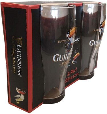 Пивні келихи Guinness Toucan 2 шт, 1 пінта - Оригінальний посуд для пива