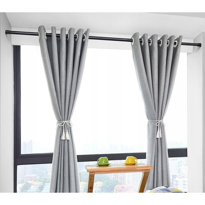 Розсувна штора для ванної Gold start 160-300 x 25 мм, чорна