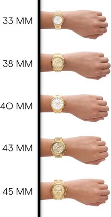 Жіночий годинник Michael Kors Slim Runway 42мм, кварцовий механізм, сталевий браслет (золотистий та світло-рожевий)