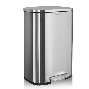 Відро для сміття Karat Silber 30л з нержавіючої сталі для кухні - система сортування відходів (Dustin)
