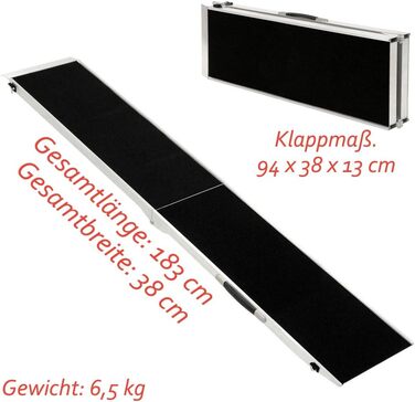 Рампа для собак Petigi: пандус у багажник авто, складаний, алюміній, довжина 183 см