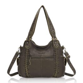 Сумка жіноча Angel Barcelo Roomy Fashion Hobo зелена шкіряна, сумка-тоут через плече
