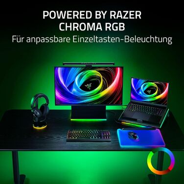 Механічна ігрова клавіатура Razer BlackWidow V4 TKL з зеленими перемикачами (RGB Chroma, 6 макро-клавіш, Doubleshot ABS-кейкапи, QWERTY US-розкладка)