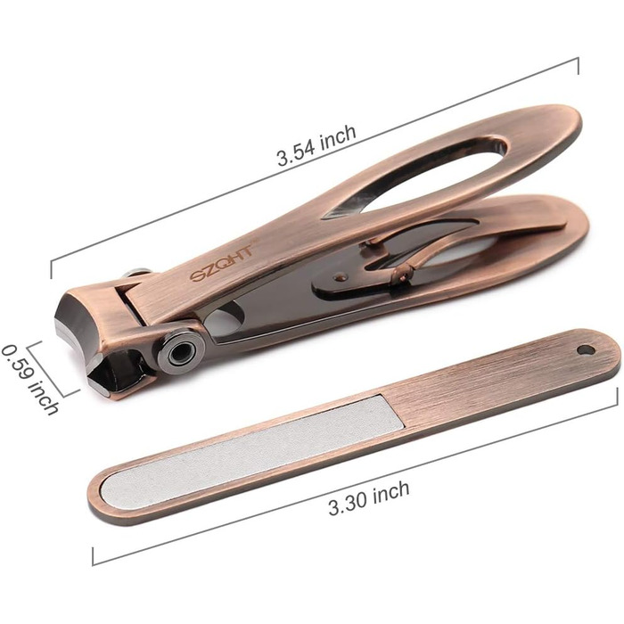 Набір для манікюру та педикюру SZQHT для товстих та врослих нігтів (Бронзовий)