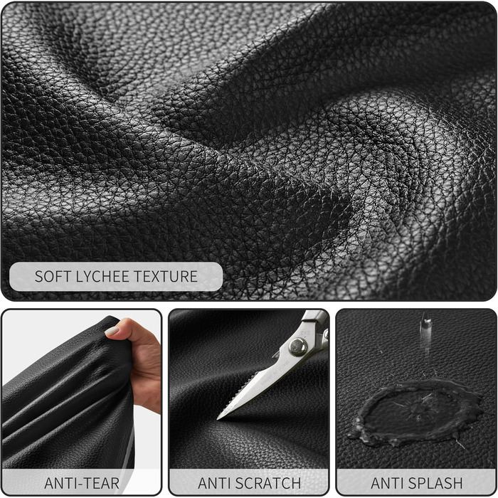 Сумка жіноча KALIDI шопер велика шкіряна чорна для роботи, покупок, навчання