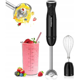 Ручний блендер Bonsenkitchen HB3203, 1000 Вт, чорний
