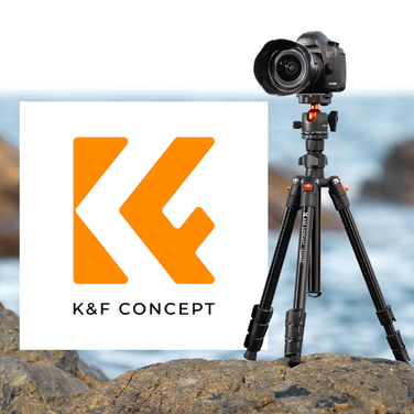 Штатив K&F Concept з кріпленням K09.101V1 K234A0+BH-28L, 163 см, чорний