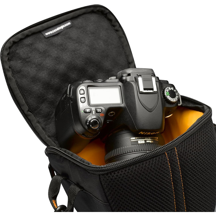 Сумка для камери Case Logic SLRC-200 BLACK, чорна, розмір S, з Hammock System та жорстким дном (для дзеркальних фотоапаратів)