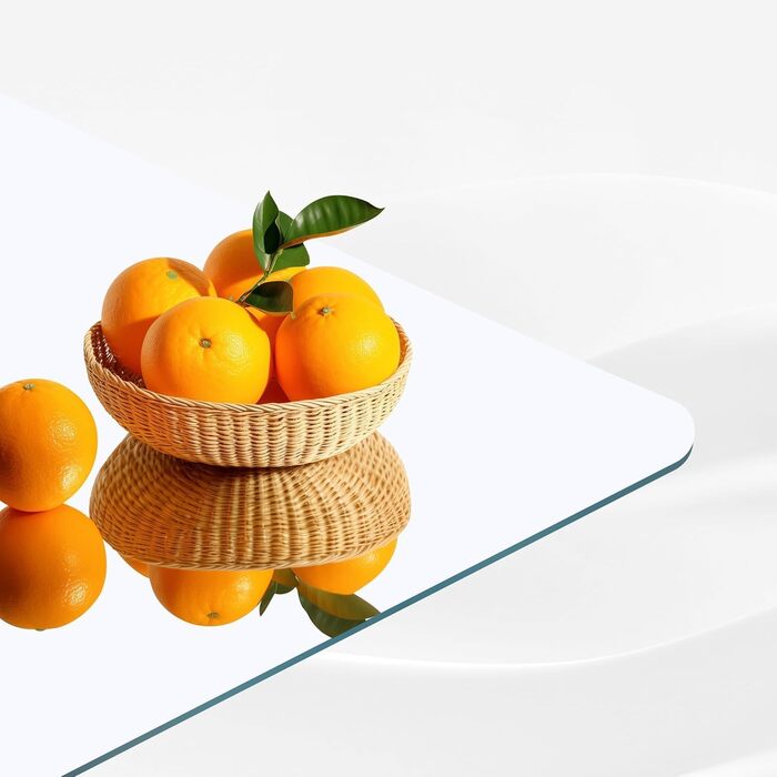 Рамковий настінний дзеркало 75x75 см без рами для ванної, спальні, вітальні. Можливість вертикального та горизонтального кріплення