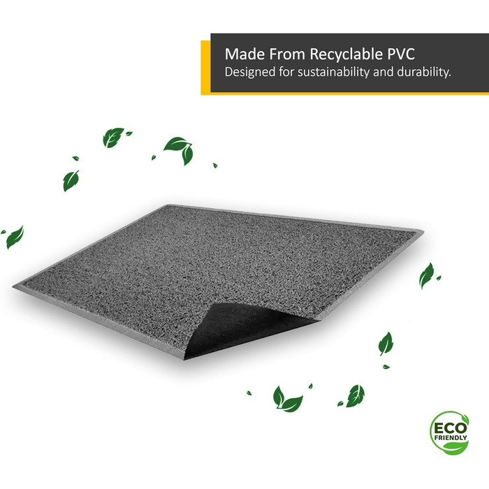 Килимок Nicoman Star з зірковим візерунком (для внутрішнього та зовнішнього використання), сірий, 60x40 см