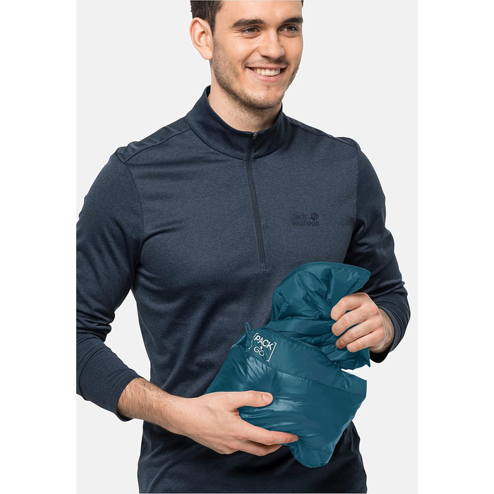Чоловіча жилетка Jack Wolfskin Pack & Go Weste, 3XL, Blue Coral