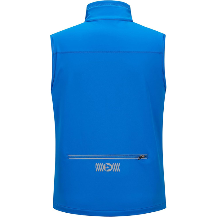 Чоловіча розтягувана жилетка Outdoor Ventures Softshe - водонепроникна, вітрозахисна, для їзди на велосипеді, M, середньо-блакитна