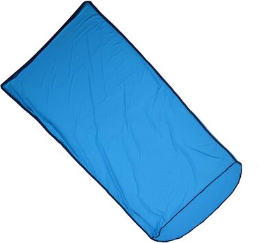 Qukai Elastic Sleeping Bag Liner Ultralight Sleeping Bag Liner Multifunctional Elastic Travel Sheet for Outdoor Camping Compact Design Blue