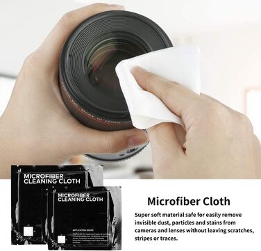 Набір для чищення DSLR-камер: APS-C очисники, мікрофібра, стик для лінз