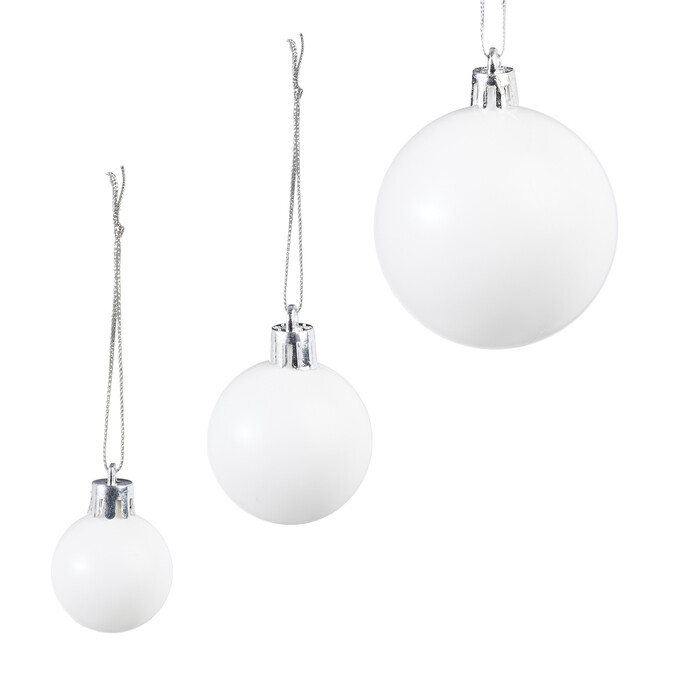 Relaxdays Set of 100 Christmas Baubles