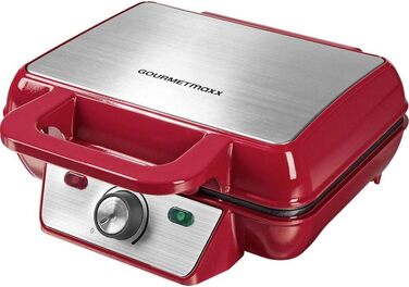 Gourmetmaxx Belgian Waffle Maker - 1000W - Non-Stick - Even Heat Distribution