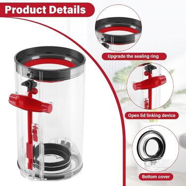 Контейнер для пилу Dyson V11 V15 SV14 SV15 SV17 SV22: фільтр, запчастини, аксесуари