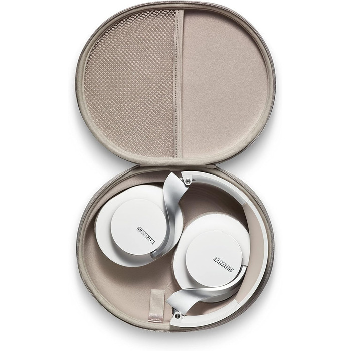 Shure Aonic 40: Бездротові навушники з активним шумозаглушенням, Bluetooth, мікрофон, 25 годин роботи, сумісні з iPhone та Android, білі