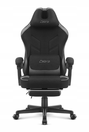 Ігрове крісло Cabro C504, чорно-сіре