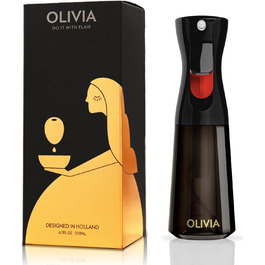 Розпилювач для олії FlairRosol Olivia, 2 шт., зелене скло, 200 мл - ідеально для фритюрниці, салатів, BBQ
