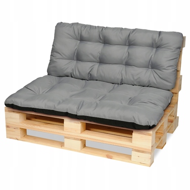 Подушка Superkissen24, 120 x 80 x 10 см, сіра
