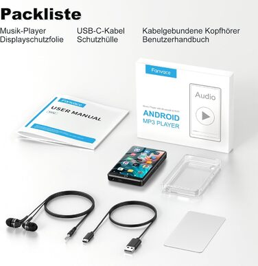 MP3 плеєр Spotify з WiFi та Bluetooth, Android MP4 плеєр для дітей 4.02