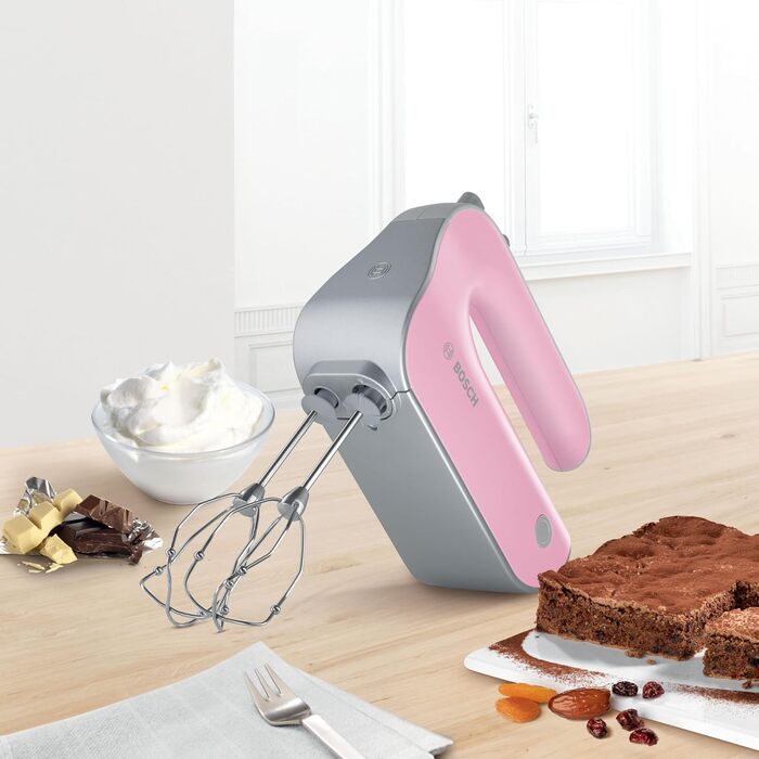 Bosch Home Appliances MFQ4030K, Gentle Rosa/Silver, 500 W