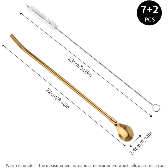 Кольорова ложка з трубочкою, акрил, 24 шт.