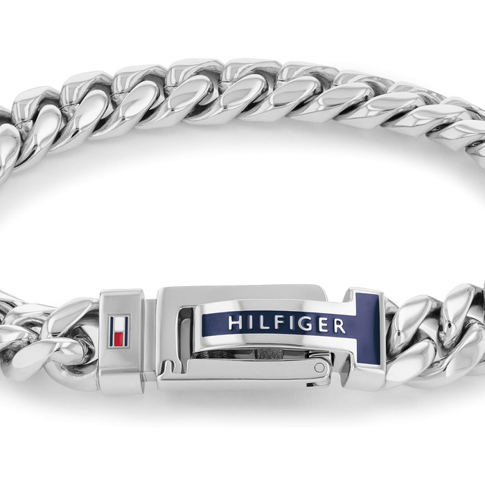 Tommy Hilfiger Браслет-ланцюг для чоловіків з нержавіючої сталі. Доступний у золотому або срібному кольорі