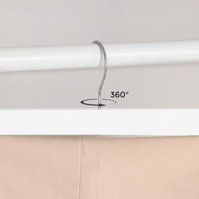 Набір вішалок для штанів SONGMICS, 16 шт., дерев'яні, з регульованими кліпсами, антиковзні, для штанів, шортів та спідниць