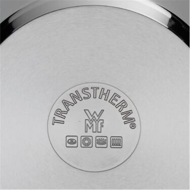 Каструля WMF Mini Stielkasserolle 12 см, 0,7 л, з нержавіючої сталі Cromargan, без кришки, для невеликих порцій, сумісна з індукцією, компактна, для одного користувача