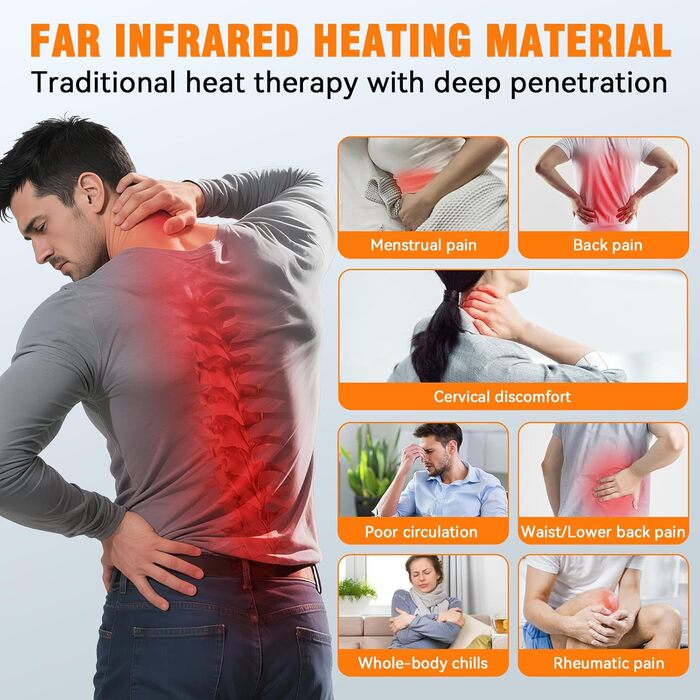 Обогреваемая жилетка для женщин и мужчин, двойной регулятор, 3 температурных режима и 6 зон обогрева, ветро- и водонепроницаемая ткань, оснащена аккумулятором 16000mAh, подходит для походов, катания на лыжах, рыбалки, размер XL