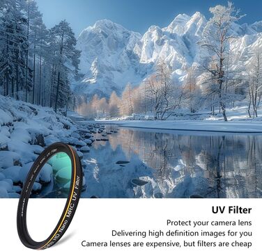 Фільтр UV JONGSUN 105mm S-Pro HD Nano MRC з багатошаровим покриттям B270 для захисту від ультрафіолету