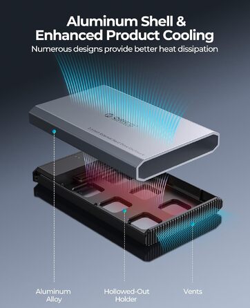 Зовнішній корпус для HDD/SSD ORICO 2.5