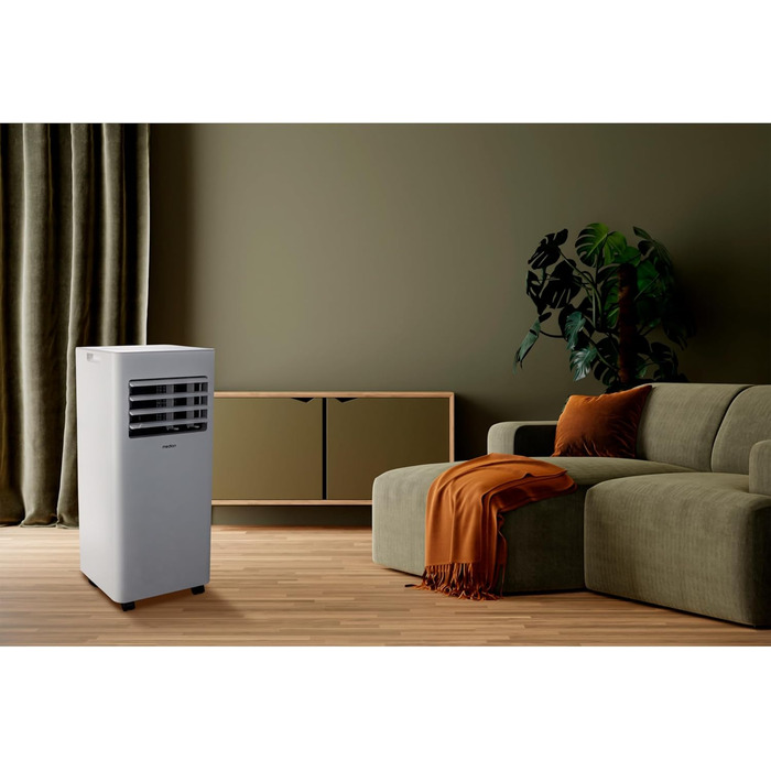 Мобільний кондиціонер MEDION E701 (7000 BTU) з виносним шлангом - 3в1 (охолодження, осушення, вентиляція), до 25м², з пультом керування, MD 37730