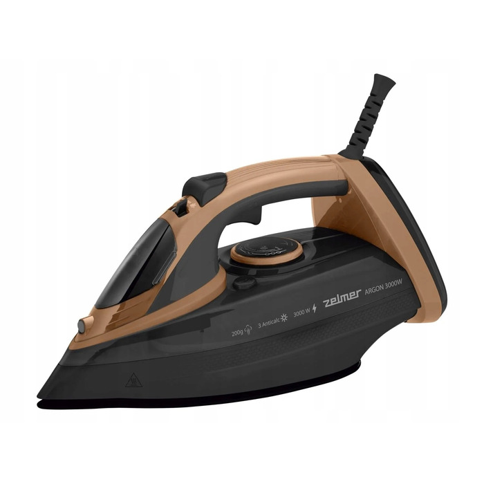 Бездротова праска Zelmer Argon, 3000 Вт, керамічна підошва, 450 мл, 40 г/хв