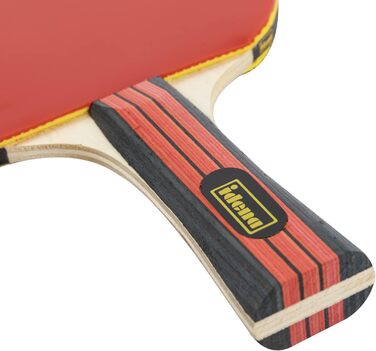 Набір для настільного тенісу Idena 40222 (12 предметів) – професійний, 4 ракетки, 8 м'ячів, якість 3 зірки, у футлярі