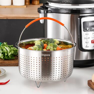 Пароварка для Instant Pot, кошик для овочів з нержавіючої сталі, вставка для каструлі 8qt