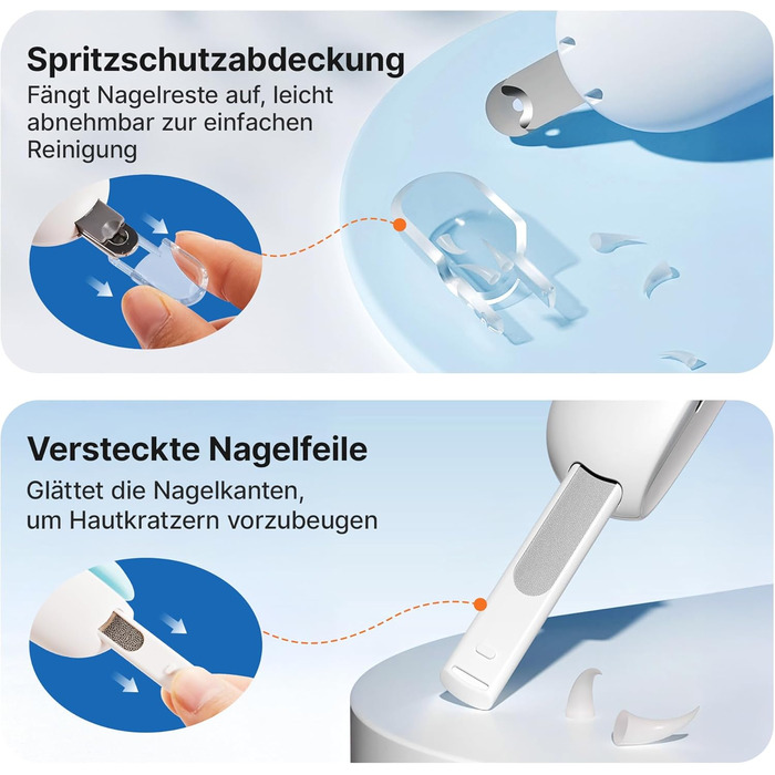 Ножиці для кігтів котів Potaroma з регульованим отвором 3 розмірів та інтегрованим напильником | Безпечний обрізач кігтів для кошенят та домашніх котів | Обрізач кігтів без розбризкування